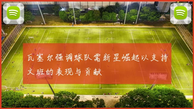 瓦塞尔强调球队需新星崛起以支持文班的表现与贡献
